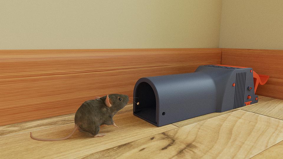 Mausefalle NoSeeNoTouch inkl. Köder SuperCat Swissinno Solution