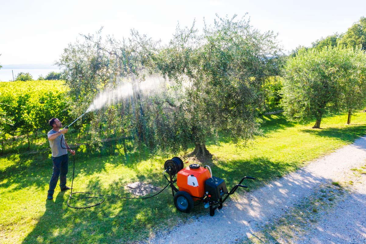 Stocker Schubkarrenpumpe mit Batterie 100 L