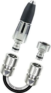 Spritzdüse Spritzdüse,Hahnstecker, 2xSchlauchstück GEKA plus Stecksystem
