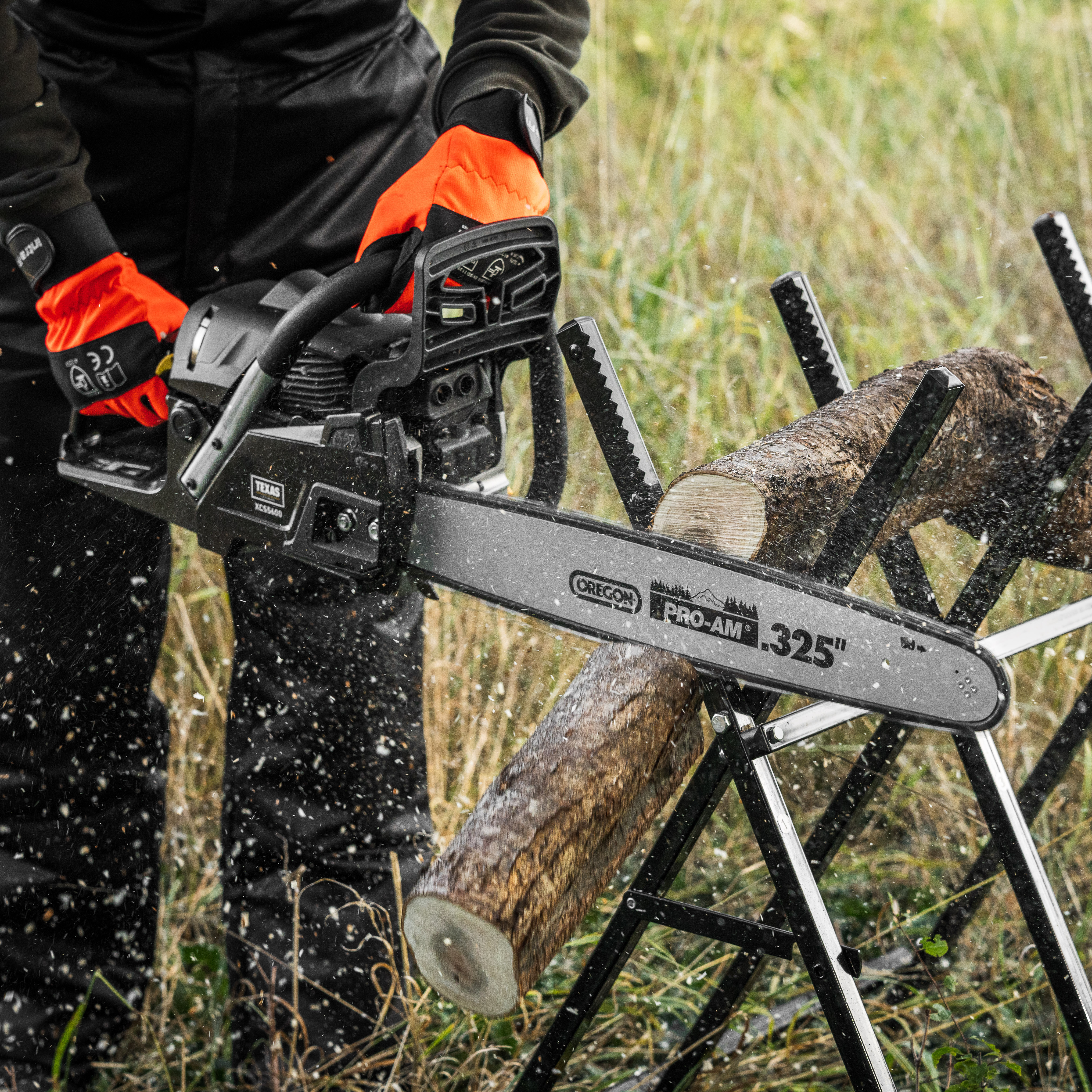 Texas Benzin Kettensäge - XCS5600 - 2,35kW - 50 cm Schwertlänge