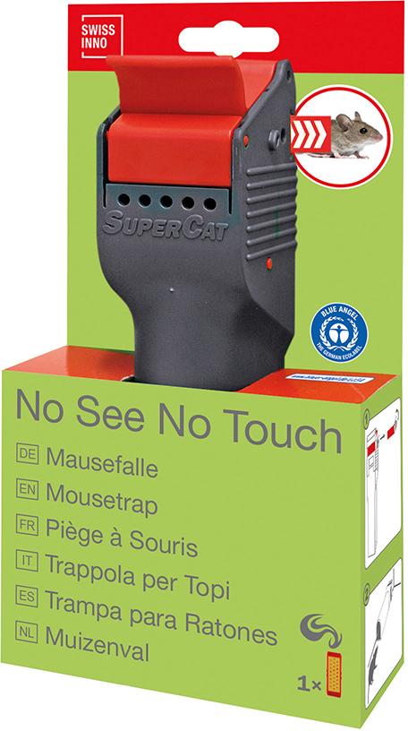 Mausefalle NoSeeNoTouch inkl. Köder SuperCat Swissinno Solution