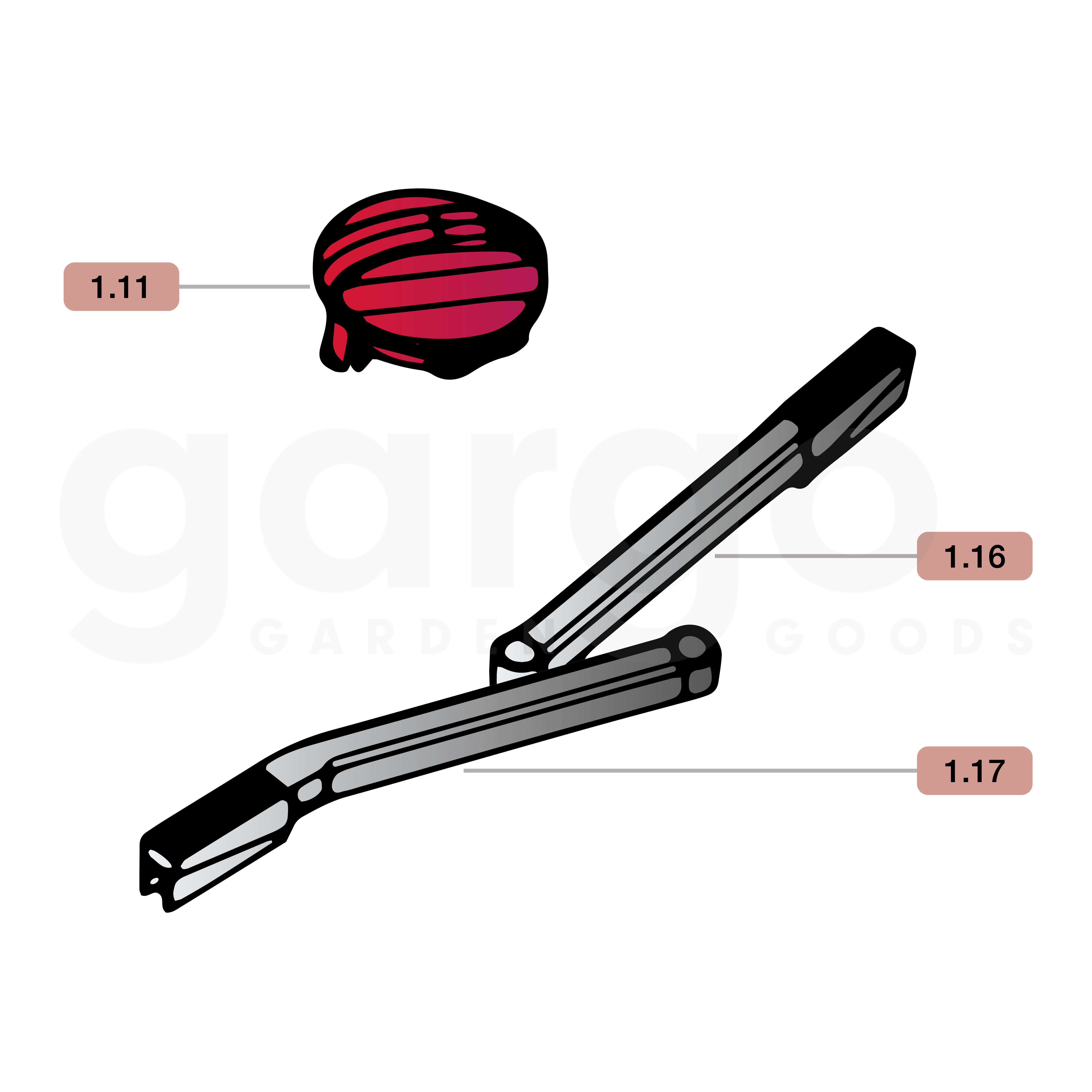 Set Verstellknopf X77