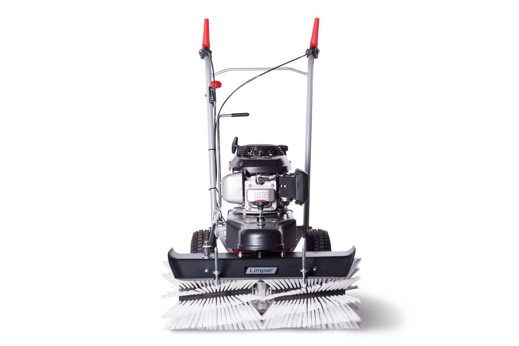 Limpar 72 Kehrmaschine  Honda GCV 170 Motor  inkl. Schneeräumschild Schneeketten