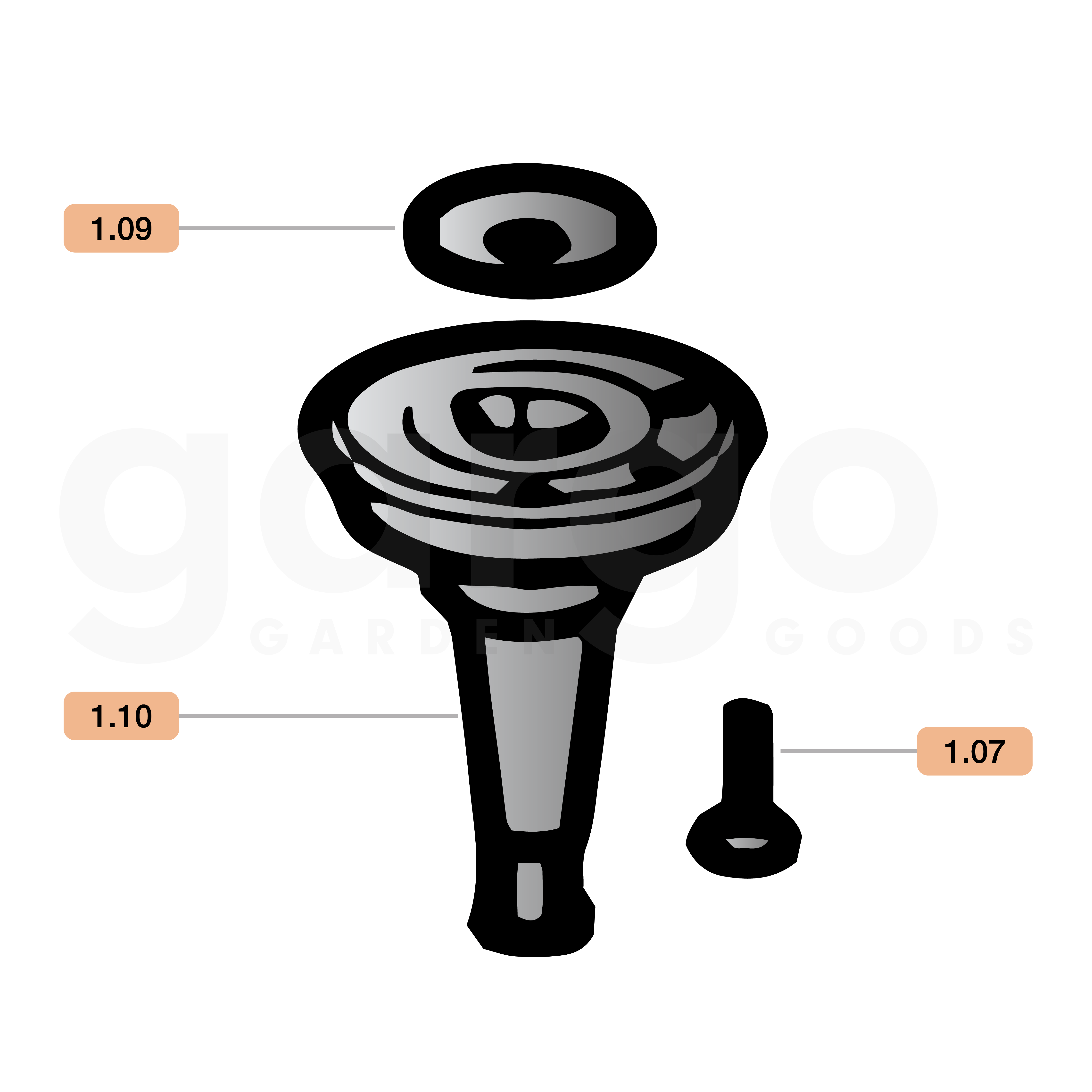 Set mechanischer Antrieb haaga 255 (für beide Seiten)