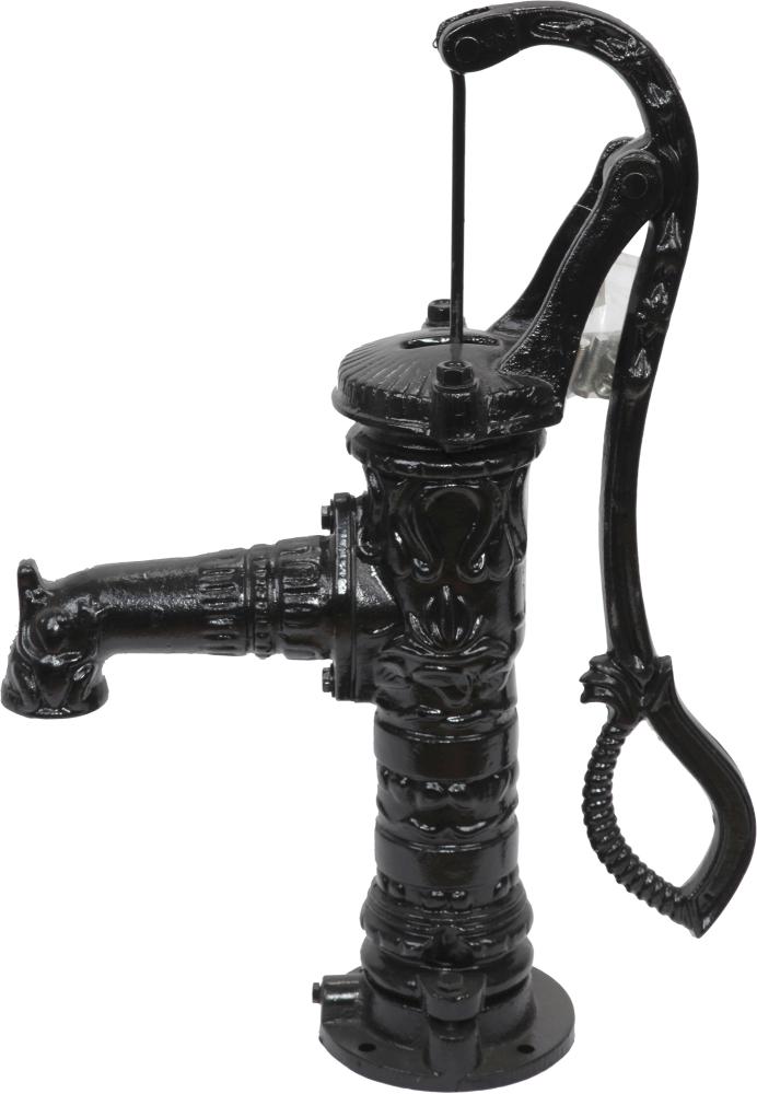 Nostalgie-Schwengelpumpe schw. Rundfl.Ro Floraworld