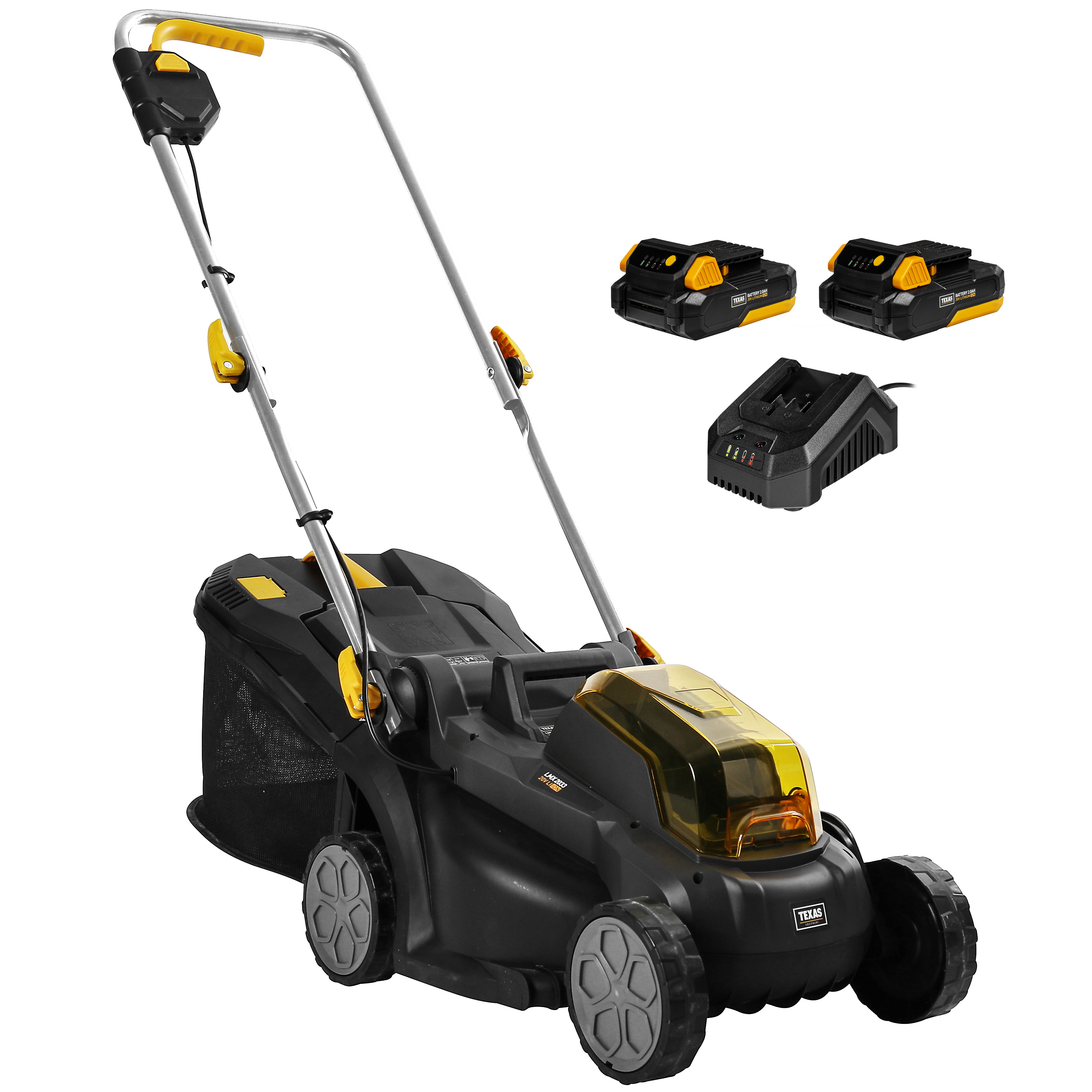 Texas Akku Rasenmäher - LMX2033 inkl. 2 x 20 / 2,0 Ah und Ladegerät