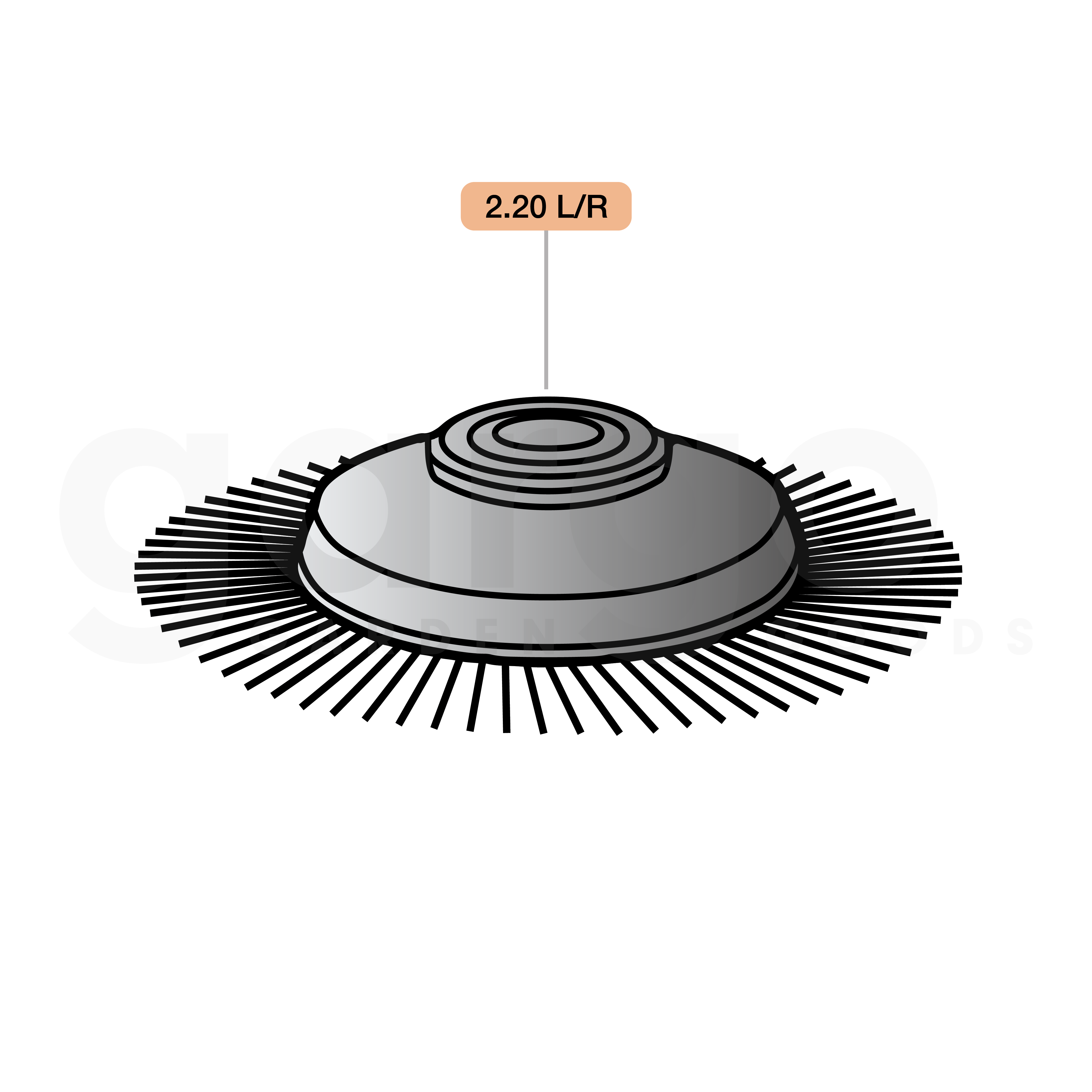 Set Tellerbesensatz LK X75/477 (beide Seiten)