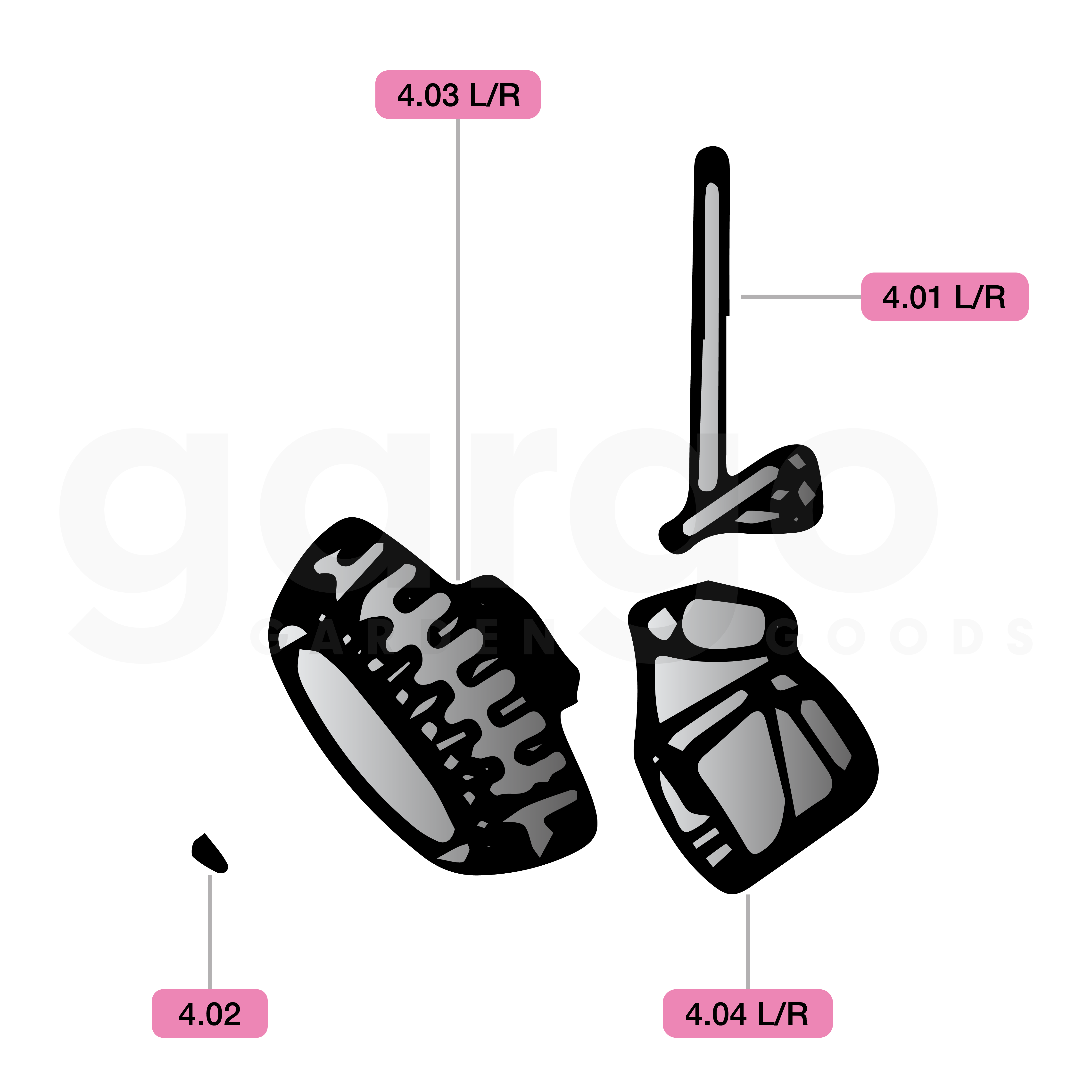 Set Schrägradsatz X97 (Rechts und Links)