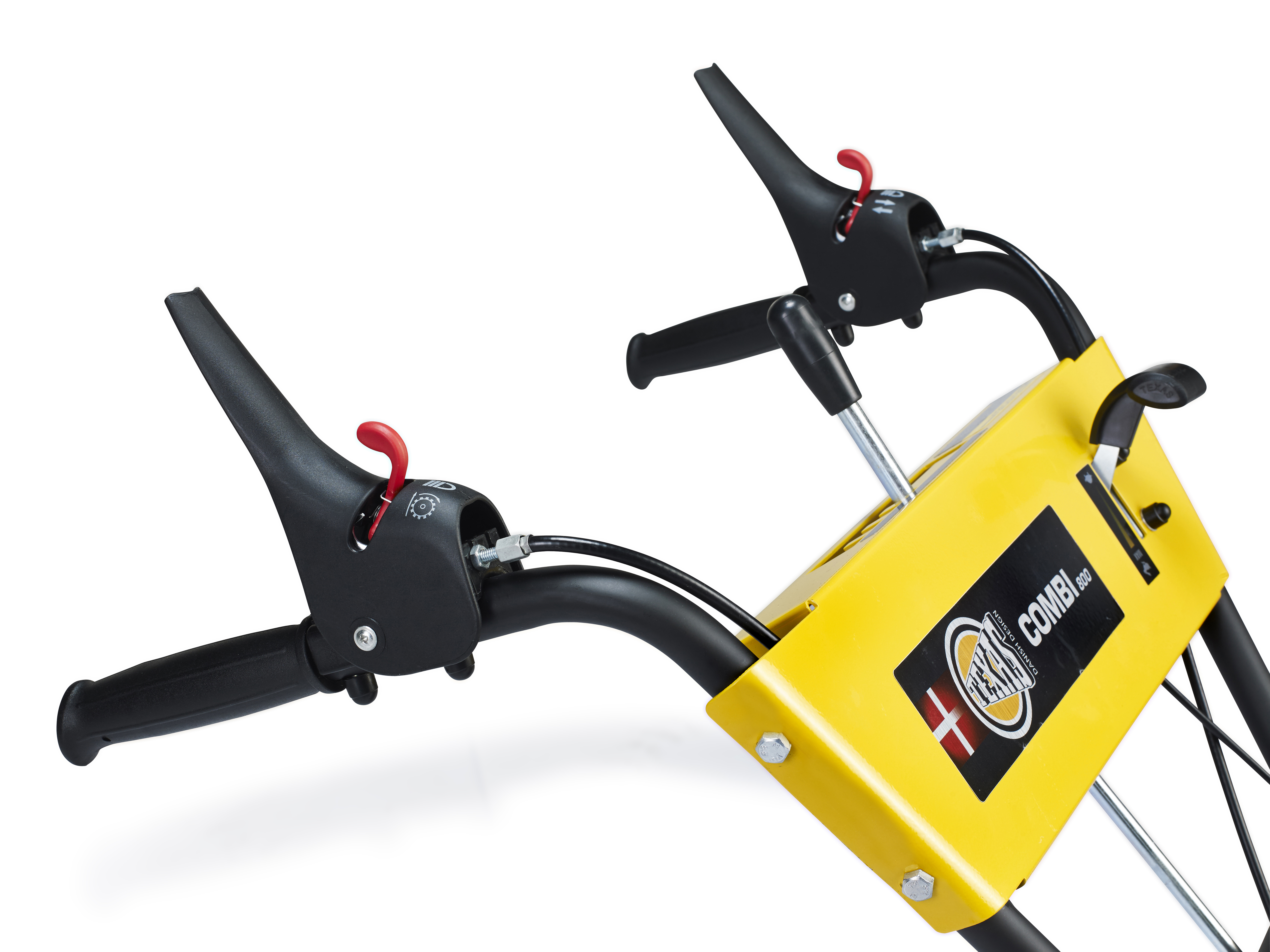 Texas Multifunktionsmaschine - Combi 800B Geräteträger mit Kehrwalze und Schneefräse