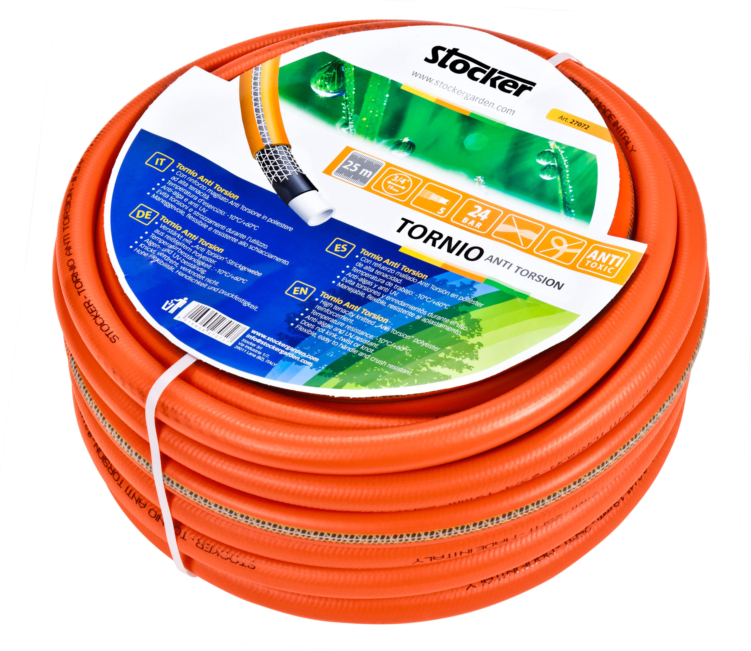Stocker Gartenschlauch Tornio Anti Torsion 50 m, 1/2″