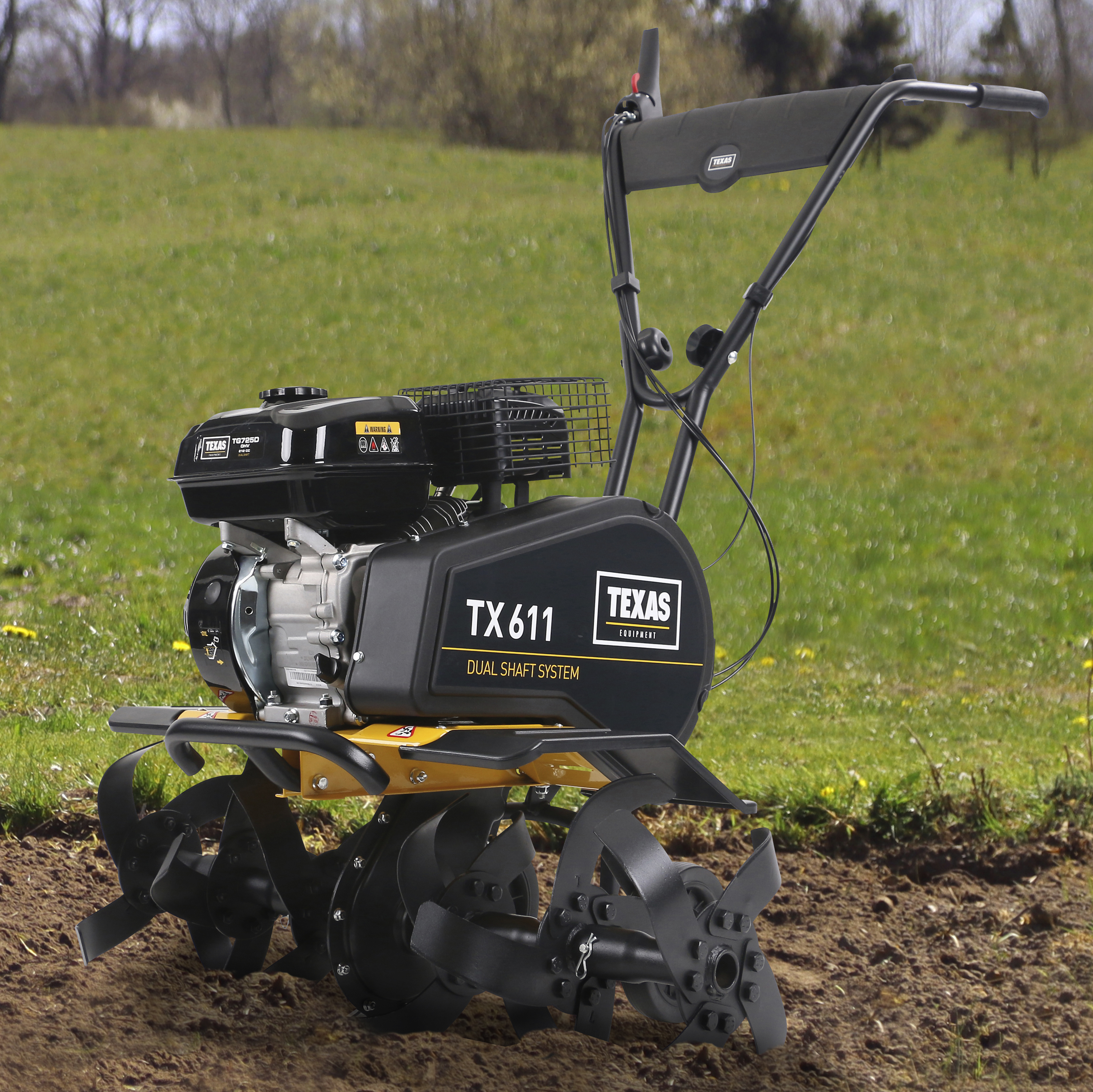 Texas Gartenfräse TX611TG Dual-Shaft