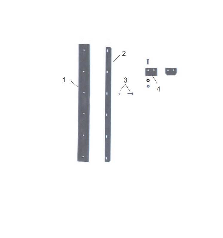 Schneeräumschild kpl.für Limpar 84 Pro / 104 Pro