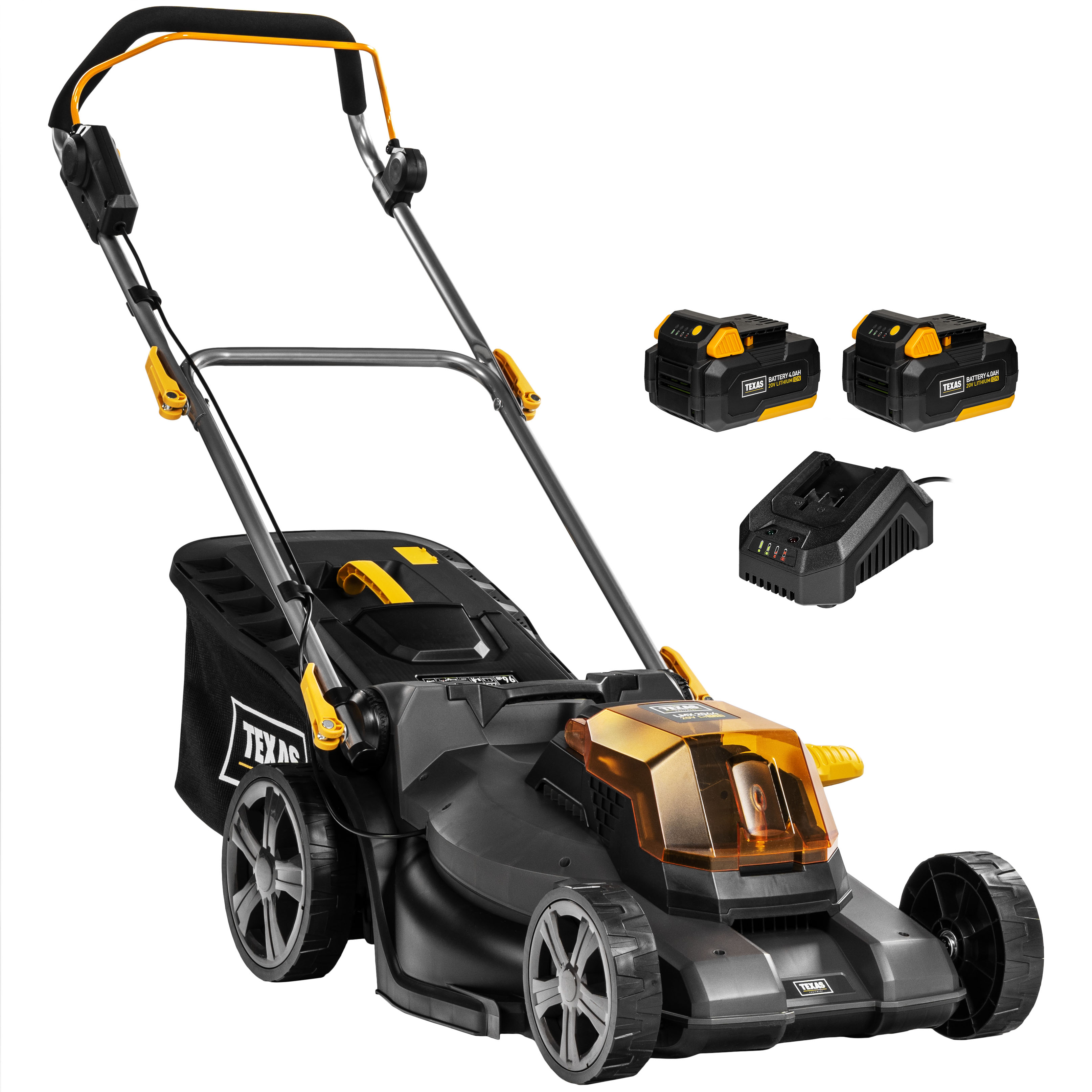 Texas Akku Rasenmäher - LMX2044 inkl. 2 x 20 / 2,0 Ah und Ladegerät