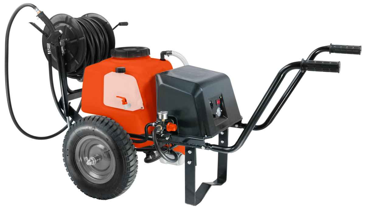 Stocker Schubkarrenpumpe mit Batterie 40 L