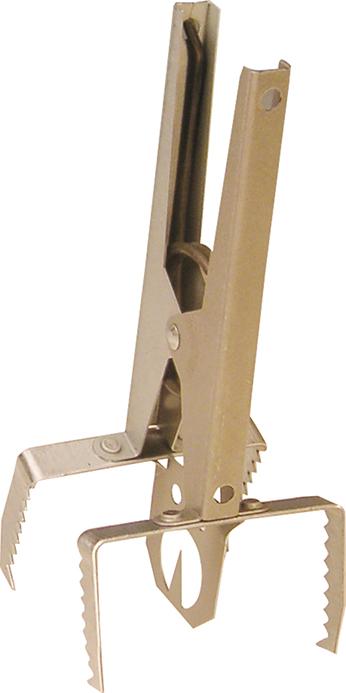 Wühlmaus-Zangenfalle mit Federstahlfeder