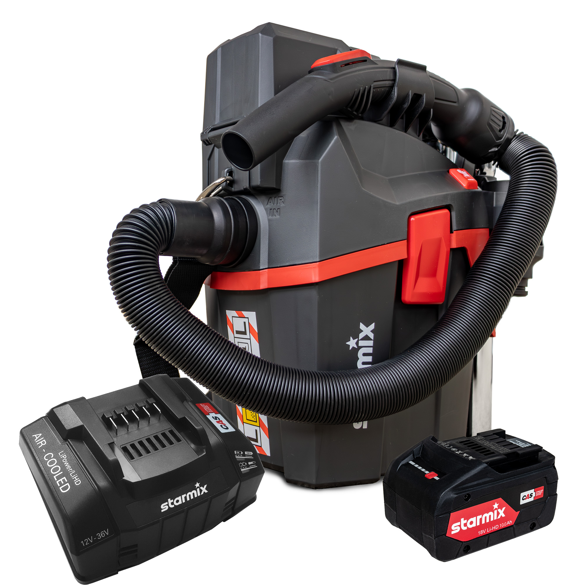 Starmix Akku-Nass- und Trocken-Sauger SMART L 18V mit Akku und Ladegerät