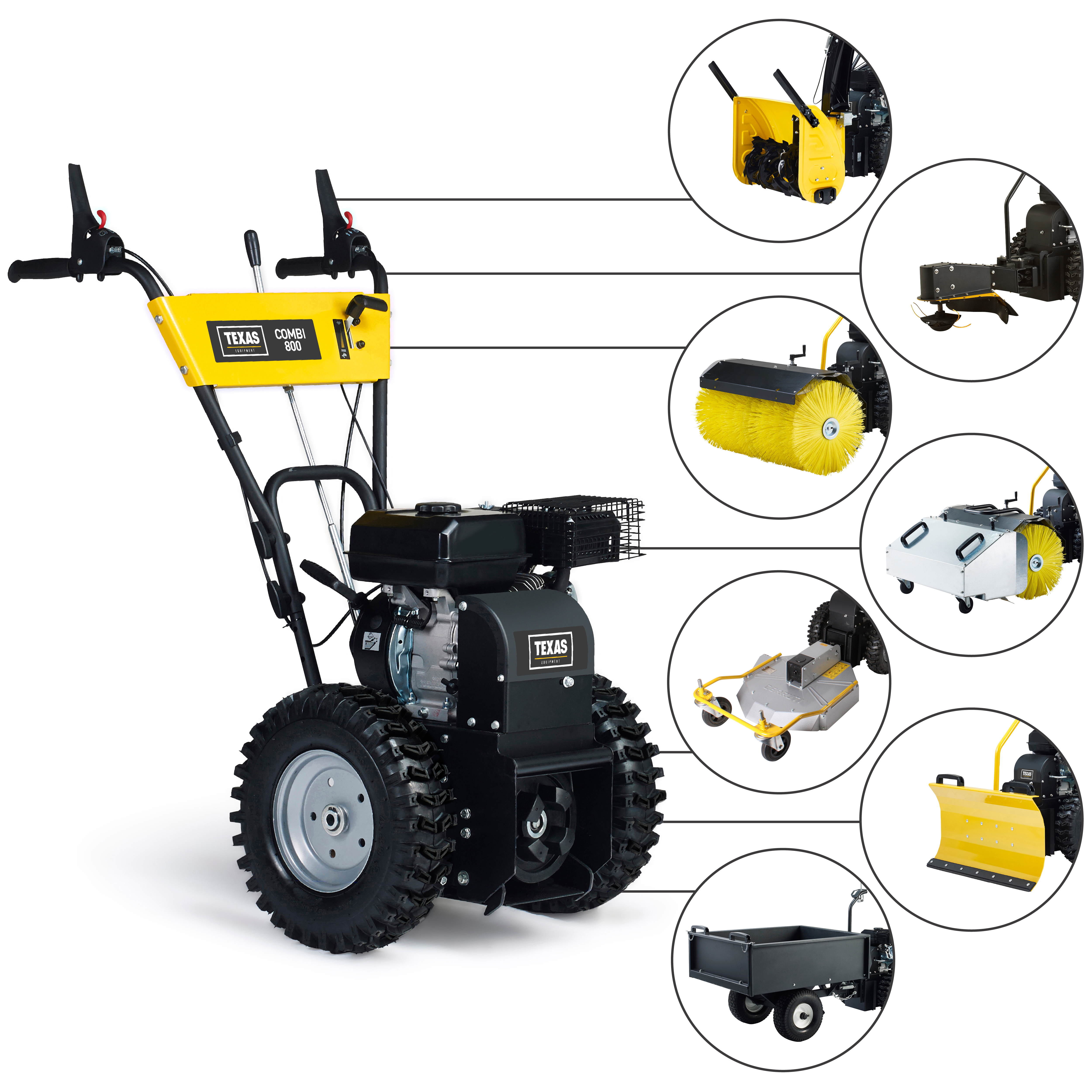 Texas Multifunktionsmaschine - Combi 800TG Geräteträger