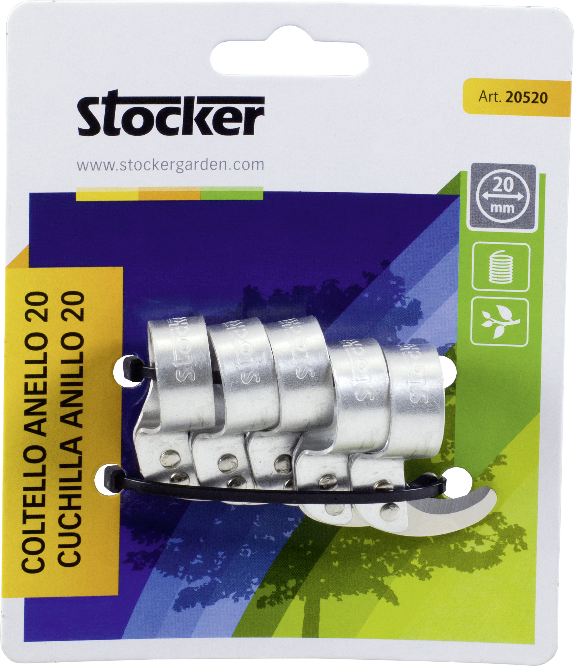 Stocker Set Ring-Schneidemesser