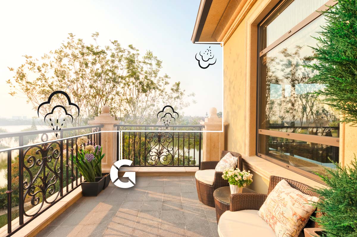 Geyser Kit Balkon 10 m ø 6 mm