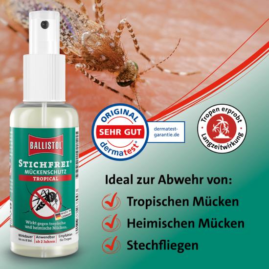 Ballistol® Stichfrei Tropical Pump-Spray - bekommst Du bei ★ HUG Technik ✓