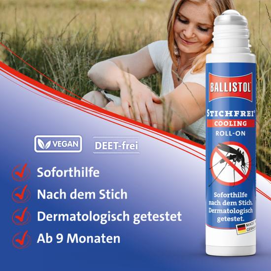 Ballistol® Stichfrei Cooling, Roll-On - neu bei ★ HUG Technik ✓
