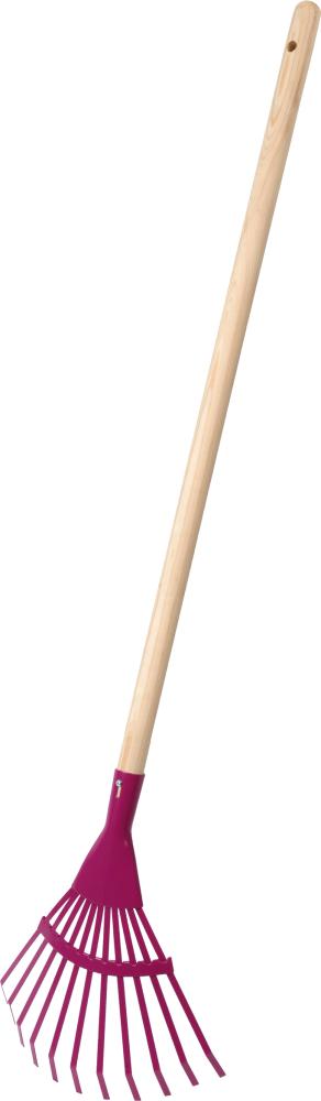 Kinder-Fächerbesen m.Stiel 11 Zinken Floraworld