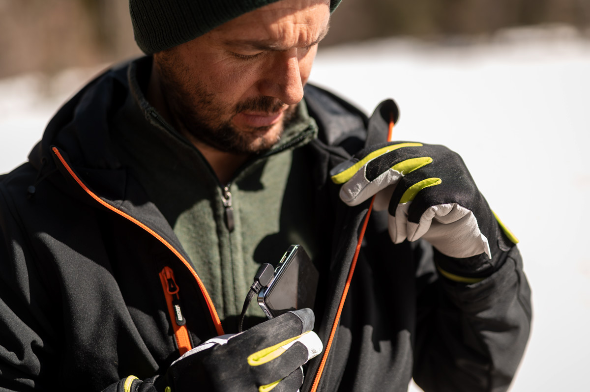 Stocker Nuclor beheizbare Jacke softshell L