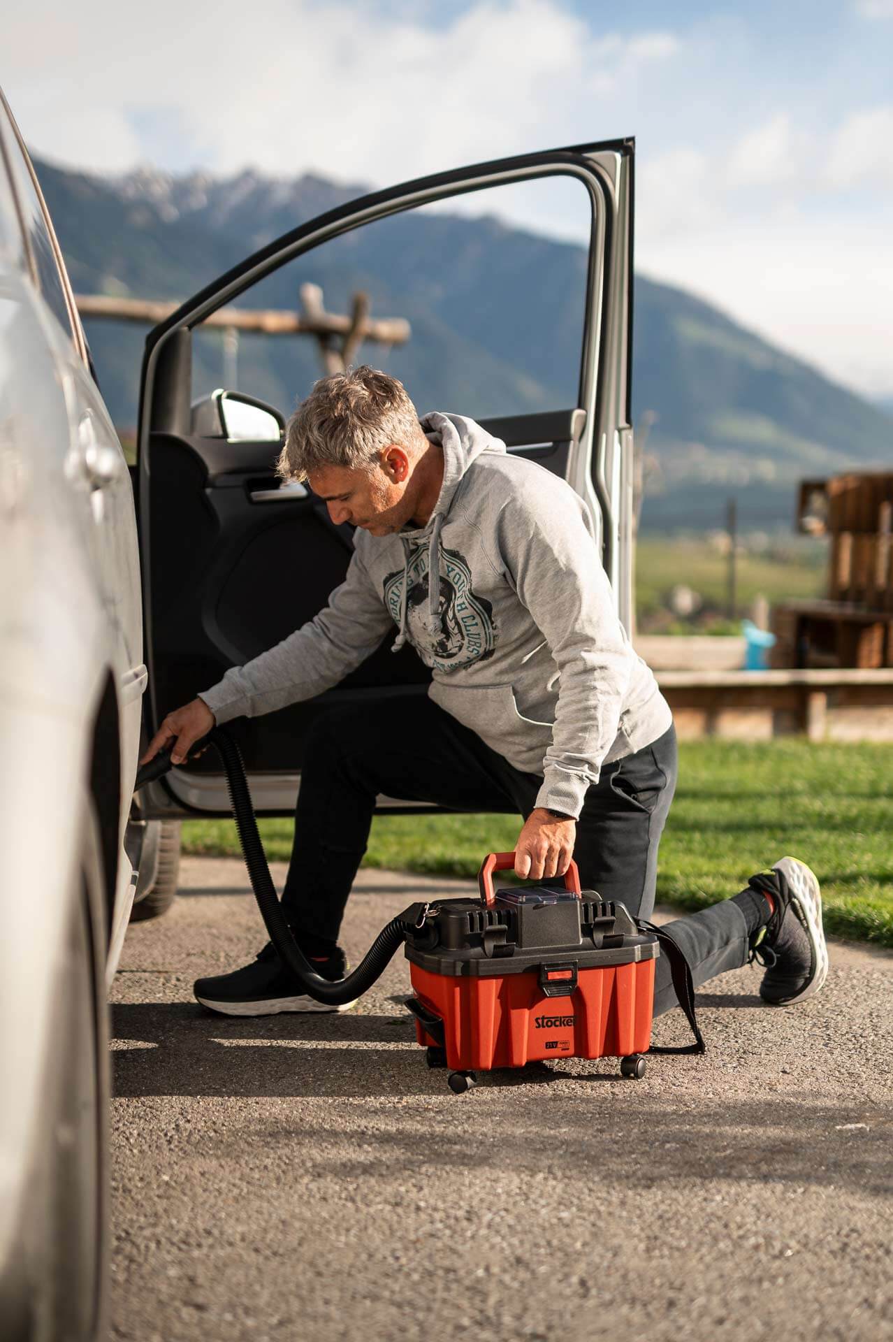 Stocker Staubsauger und Gebläse Batteriebetrieben 21 V