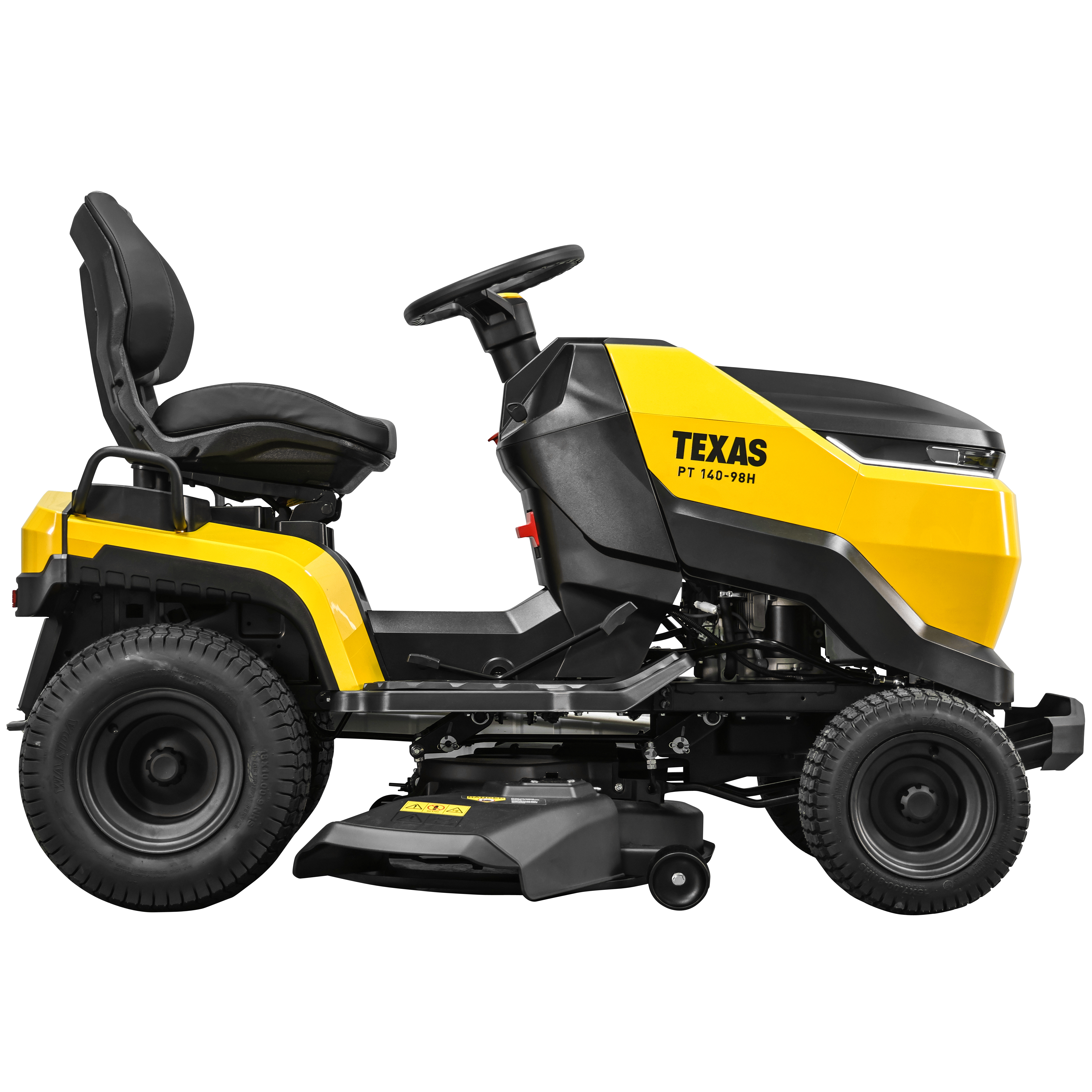 Texas PT 140-98H Rasentraktor Aufsitzmäher 98cm Hydrostat Mulchkit Traktor