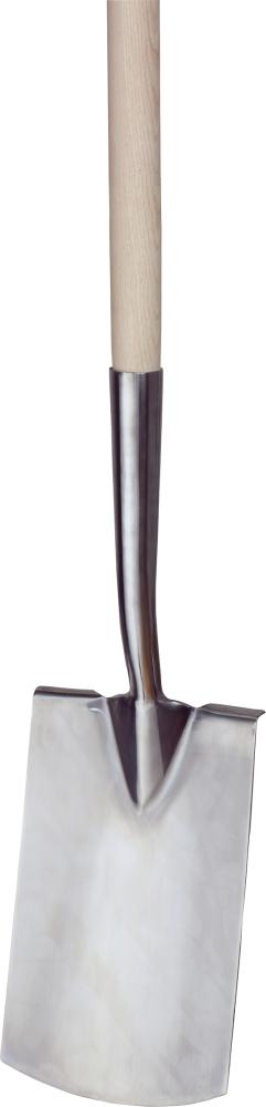 Gärtnerspaten mit Esche-T-Stiel Länge 80 cm Floraworld