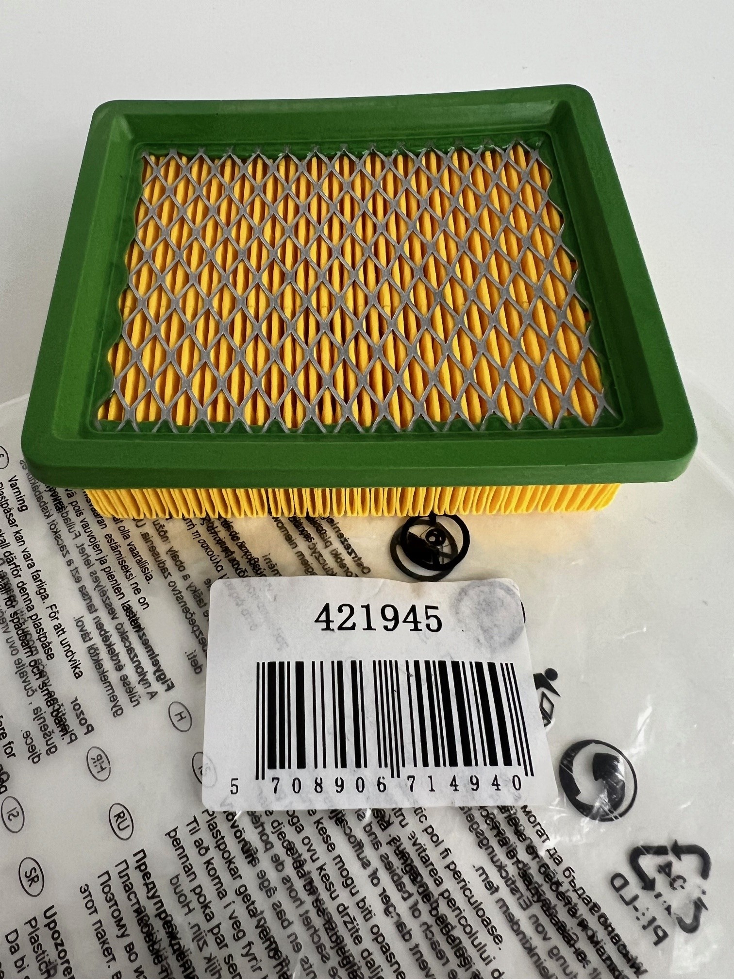 Texas Luft Filter für TG570 / TG670 u. weitere 421945