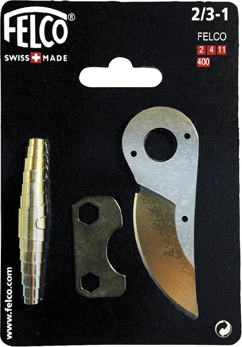 Ersatzteilsatz Klinge, Feder, Stellschlüssel