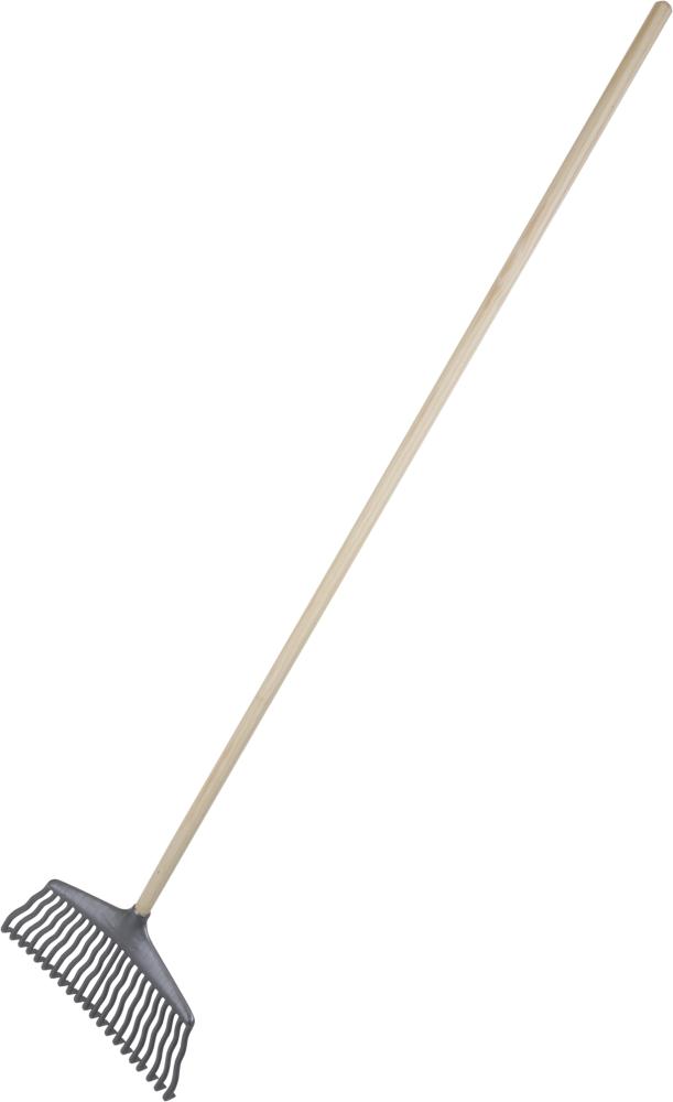 Kunststoff-Laubbesen ABT Standard 22 Zk m. Stiel 150 cm