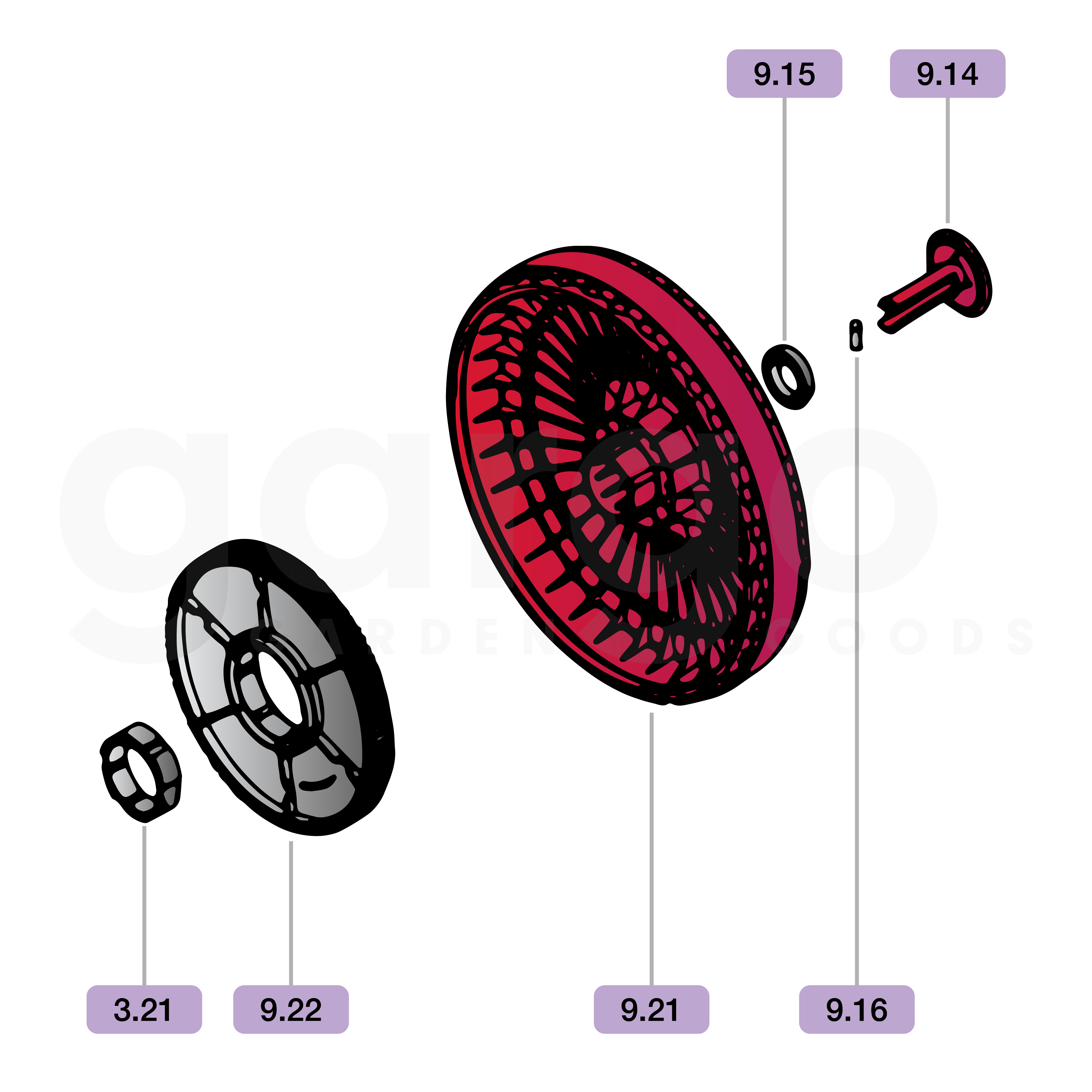 Set Rad XX7 (beide Seiten)