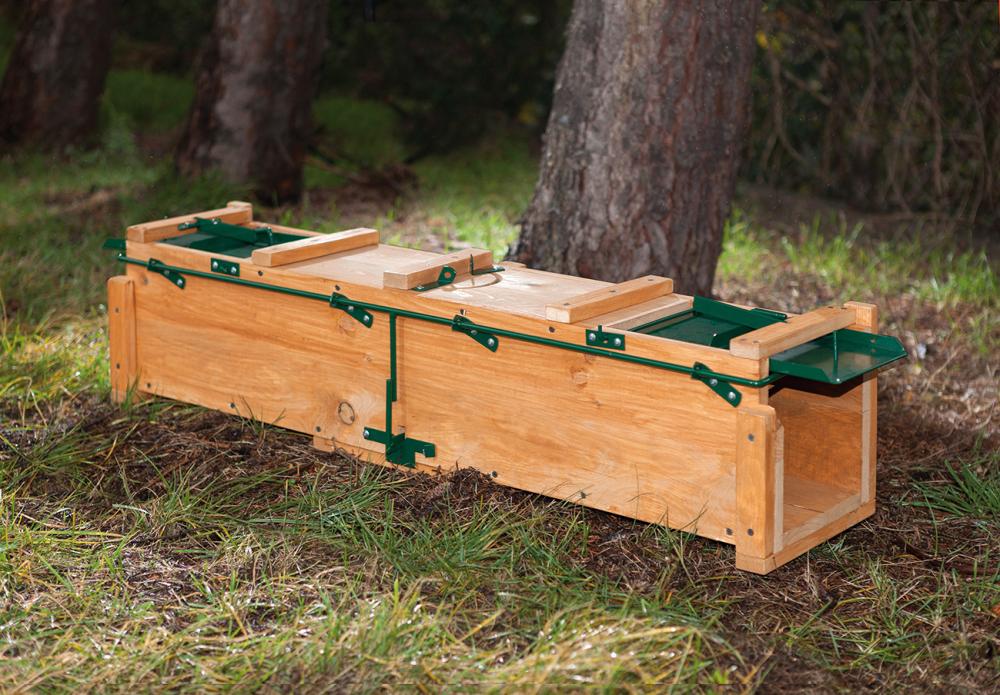 Holz-Kastenfalle