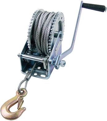 Handwinde universal 800kg,inkl. 10m Drahtseil