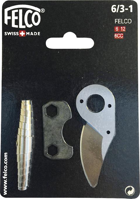 Ersatzteilsatz Klinge 6/3m. Feder + Stellschlüssel