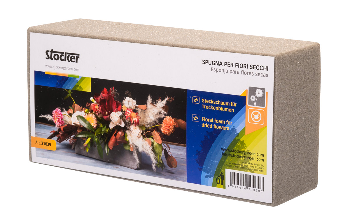 Stocker Steckschaum für getrocknete Blumen
