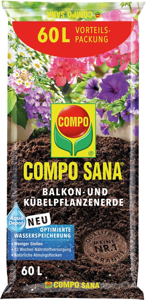 COMPO SANA® Kübelpflanzen- und Balkonkastenerde