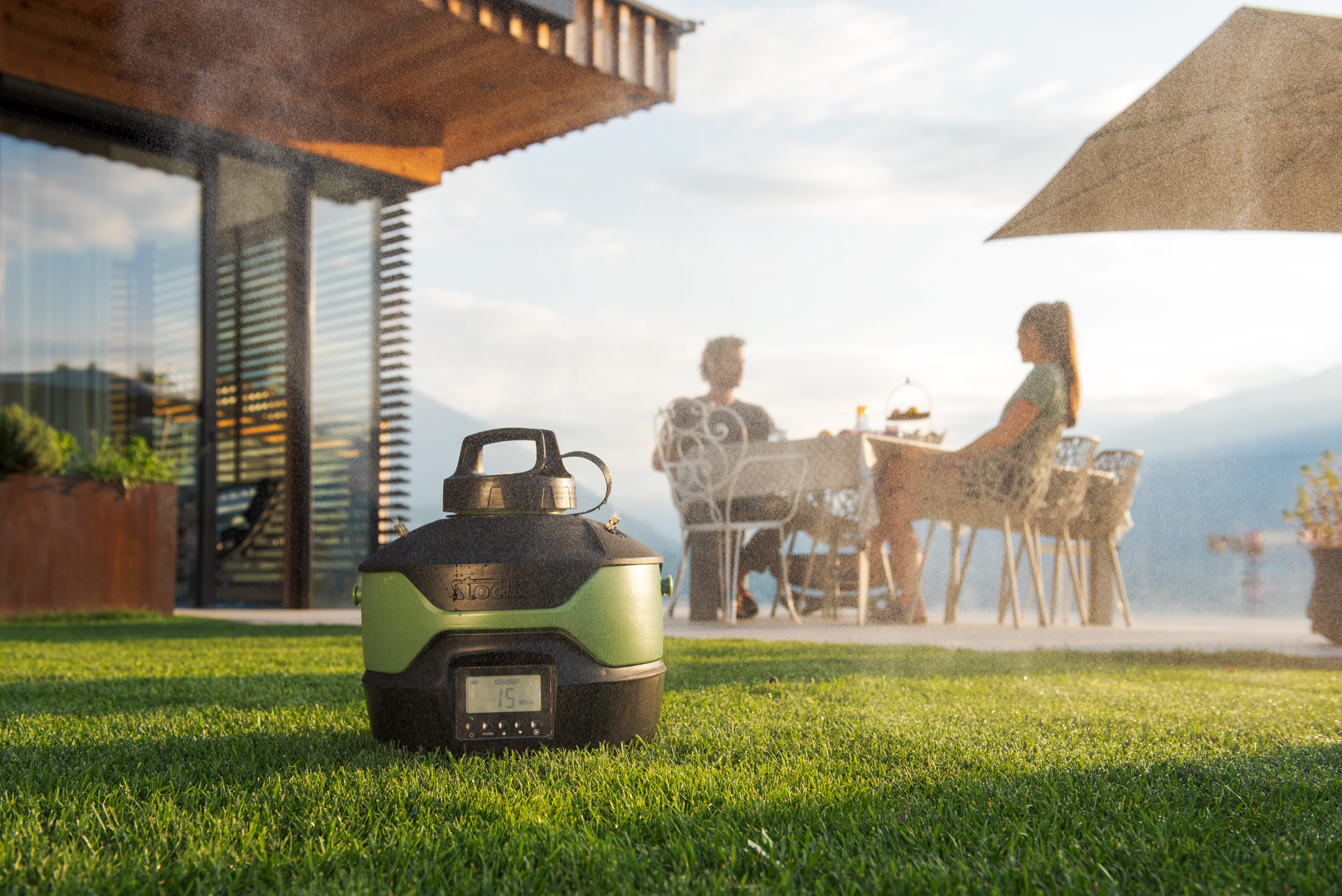 Geyser Nebulisator grün 4 L Li-Ion