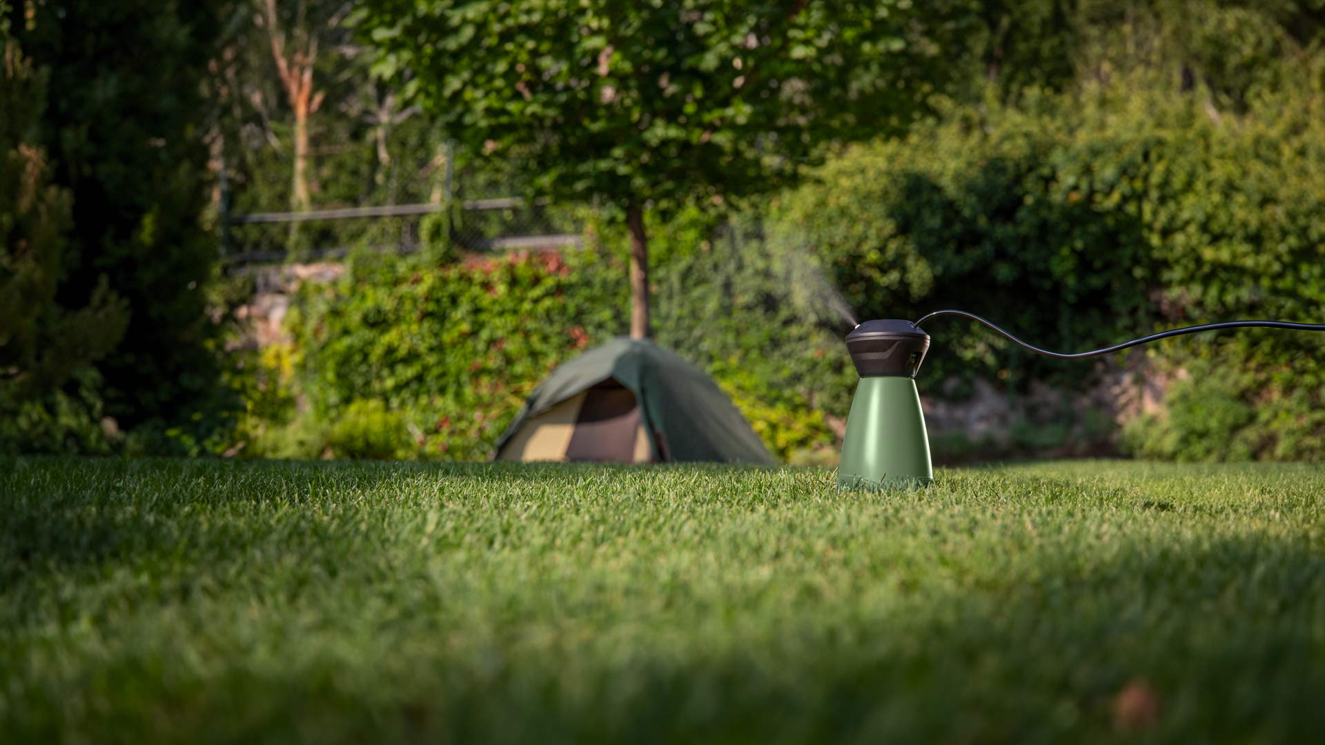 Kit Geyser Nebulisator Tragbar grün 2 L mit Nebuzan DE/AT/FR