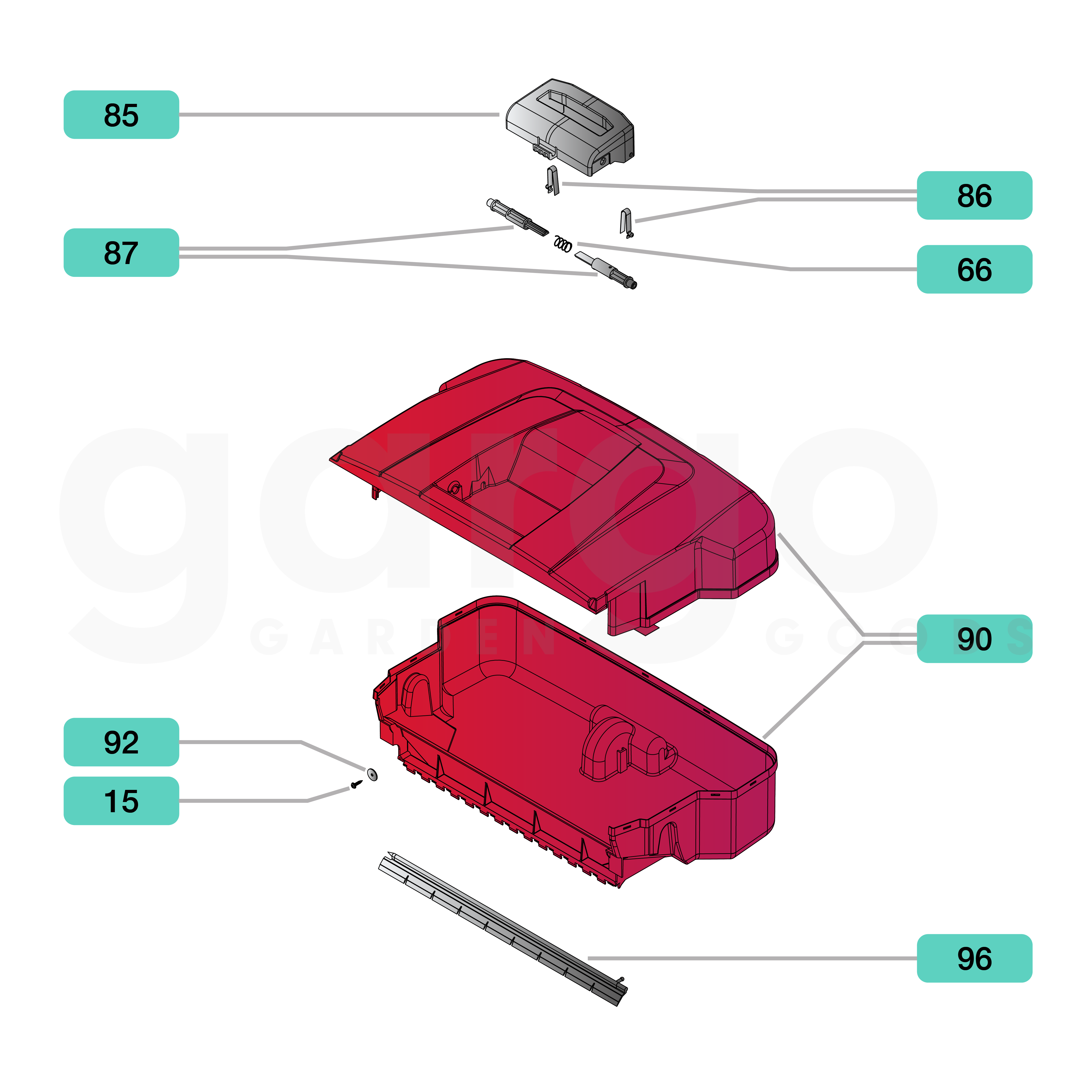 Set Kehrgutbehälter