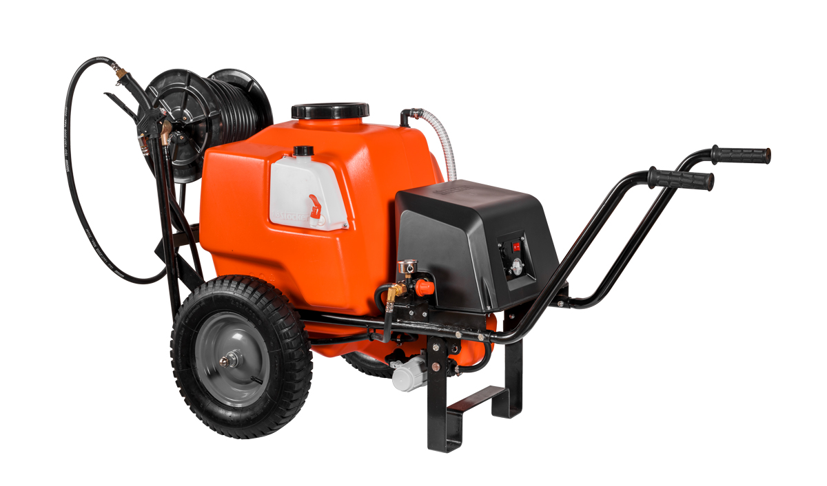 Stocker Schubkarrenpumpe mit Batterie 80 L