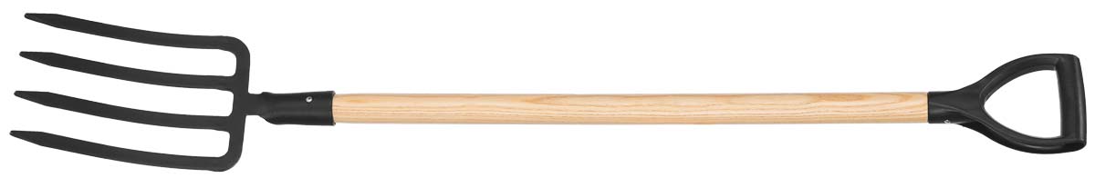 Stocker Heu- und Dunggabel mit 4 Zinken platt