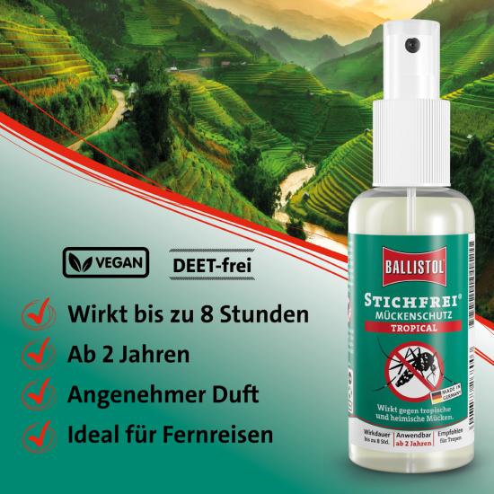 Ballistol® Stichfrei Tropical Pump-Spray - bekommst Du bei ★ HUG Technik ✓