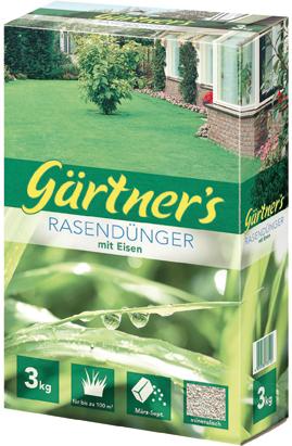 Rasendünger mit Eisen