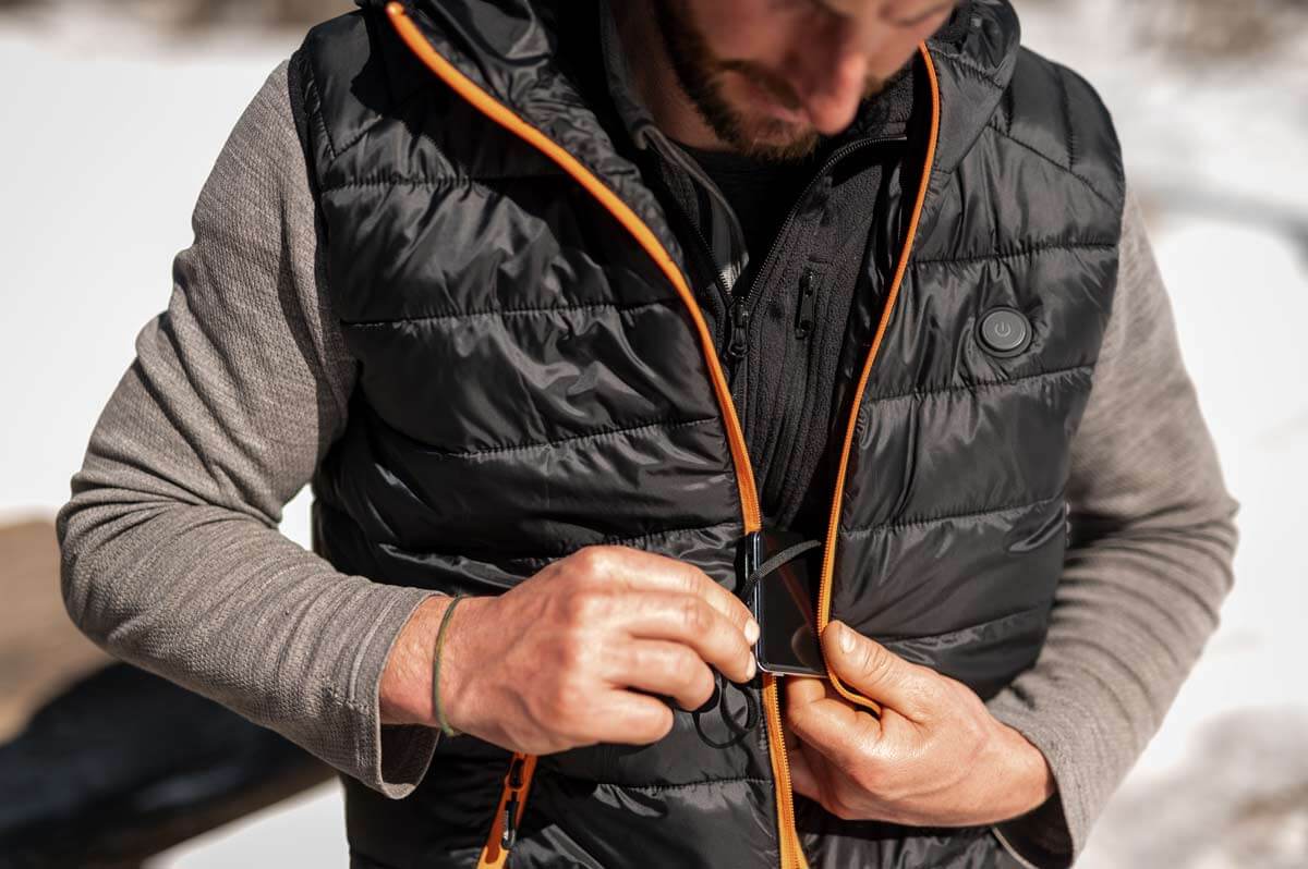 Stocker Nuclor beiheizbare Weste gefütter L