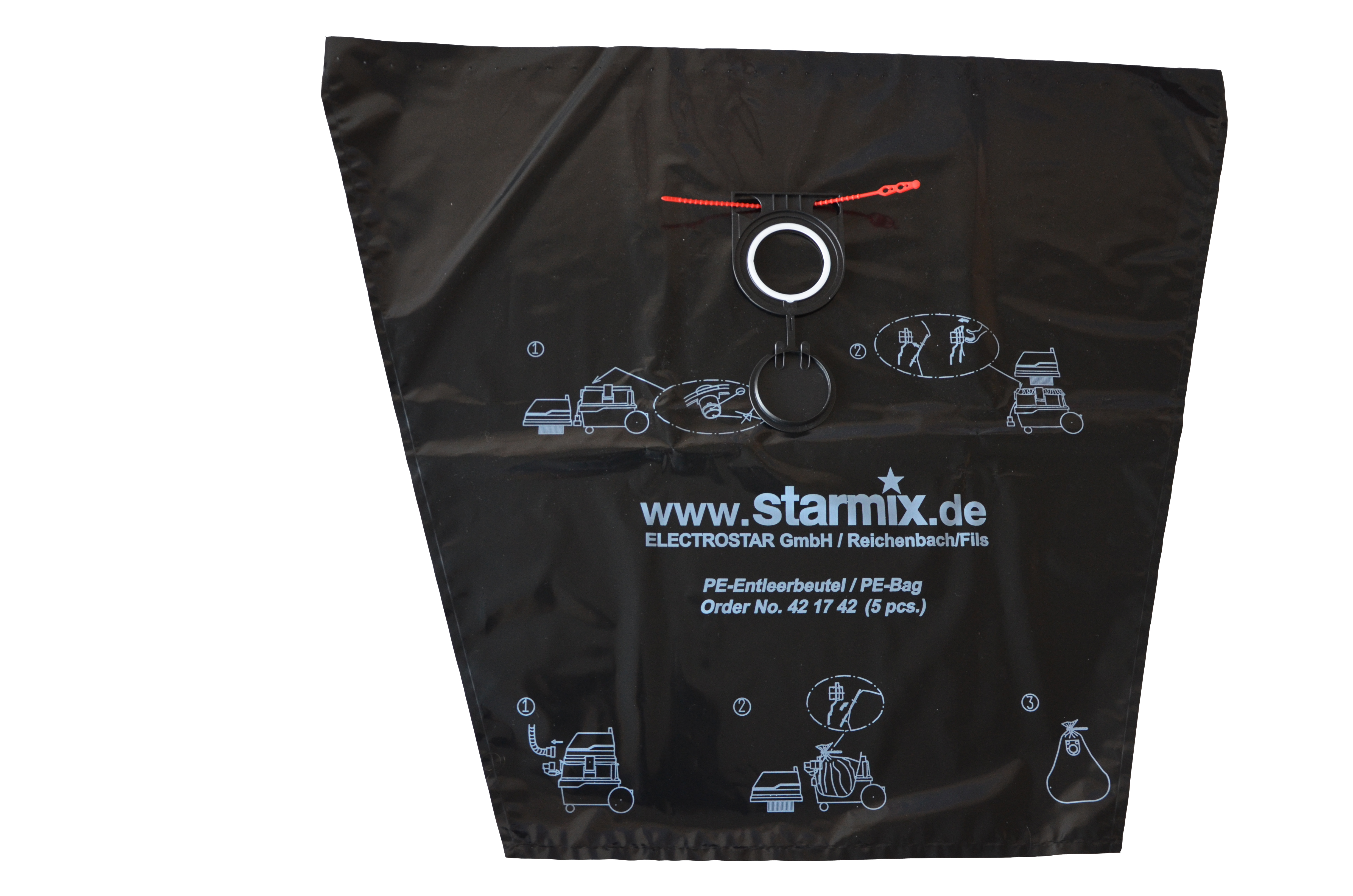 Starmix PE-Entleer-und Entsorgungsbeutel FBPE 50, 5er Pack M, H
