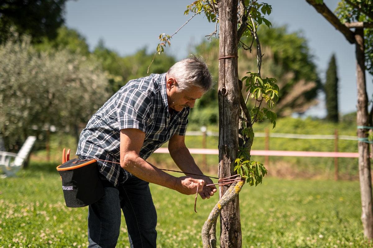 Stocker Tasche aus Nylon und Pvc für Bindematerialien