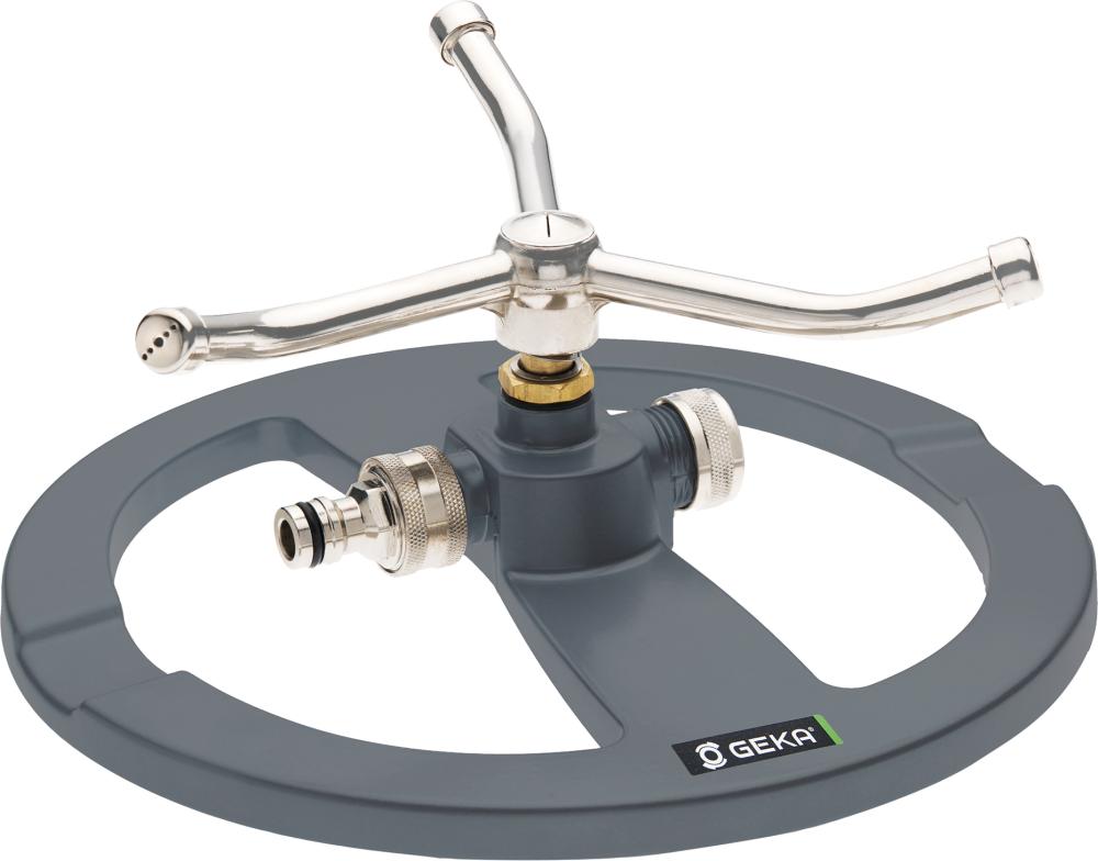 3-Arm-Kreisregner m. Steck-Anschluss Metall